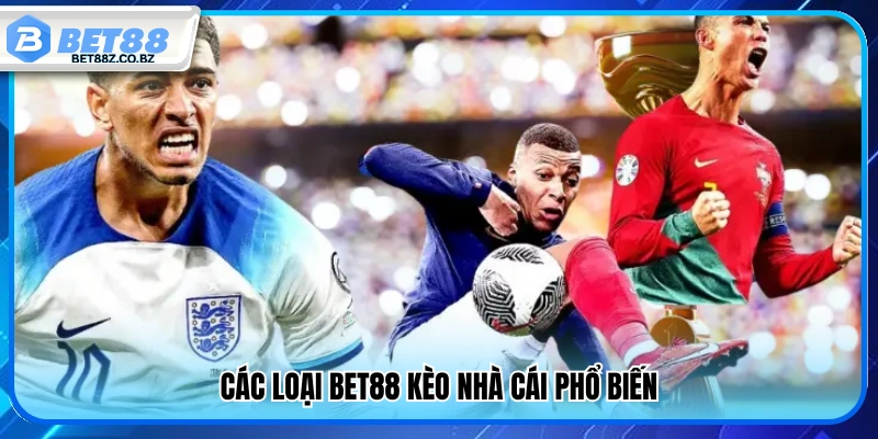 Bet88 Kèo Nhà Cái – Tips Soi Kèo Chuẩn Tỷ Lệ Ăn Hấp Dẫn 3 Những dạng kèo nhà cái Bet88 thông dụng